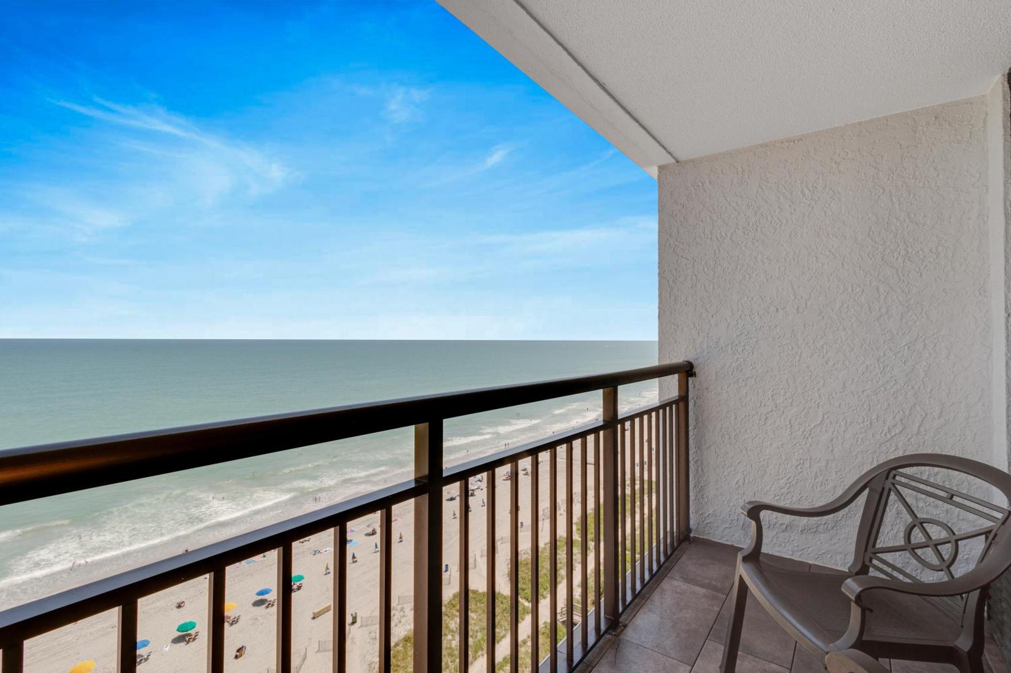 Oceanview Studio Escape With Beach Steps Away! 1828 Myrtle Beach Bagian luar foto