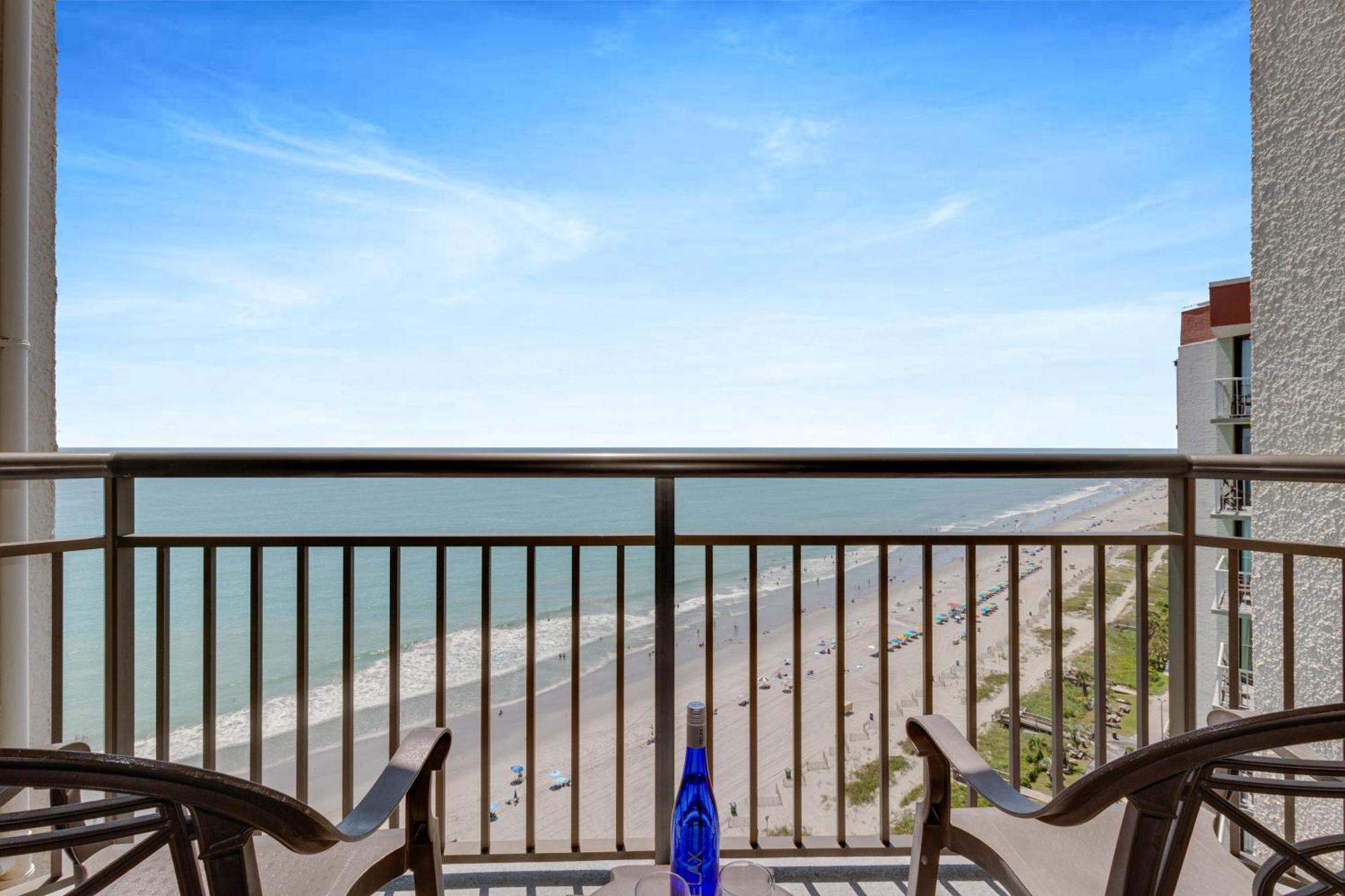 Oceanview Studio Escape With Beach Steps Away! 1828 Myrtle Beach Bagian luar foto